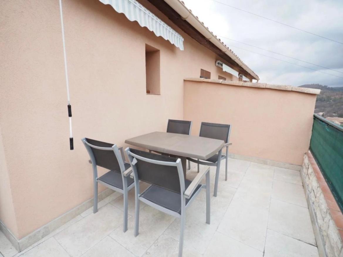 Studio Meuble Avec Terrasse Gréoux-les-Bains Extérieur photo
